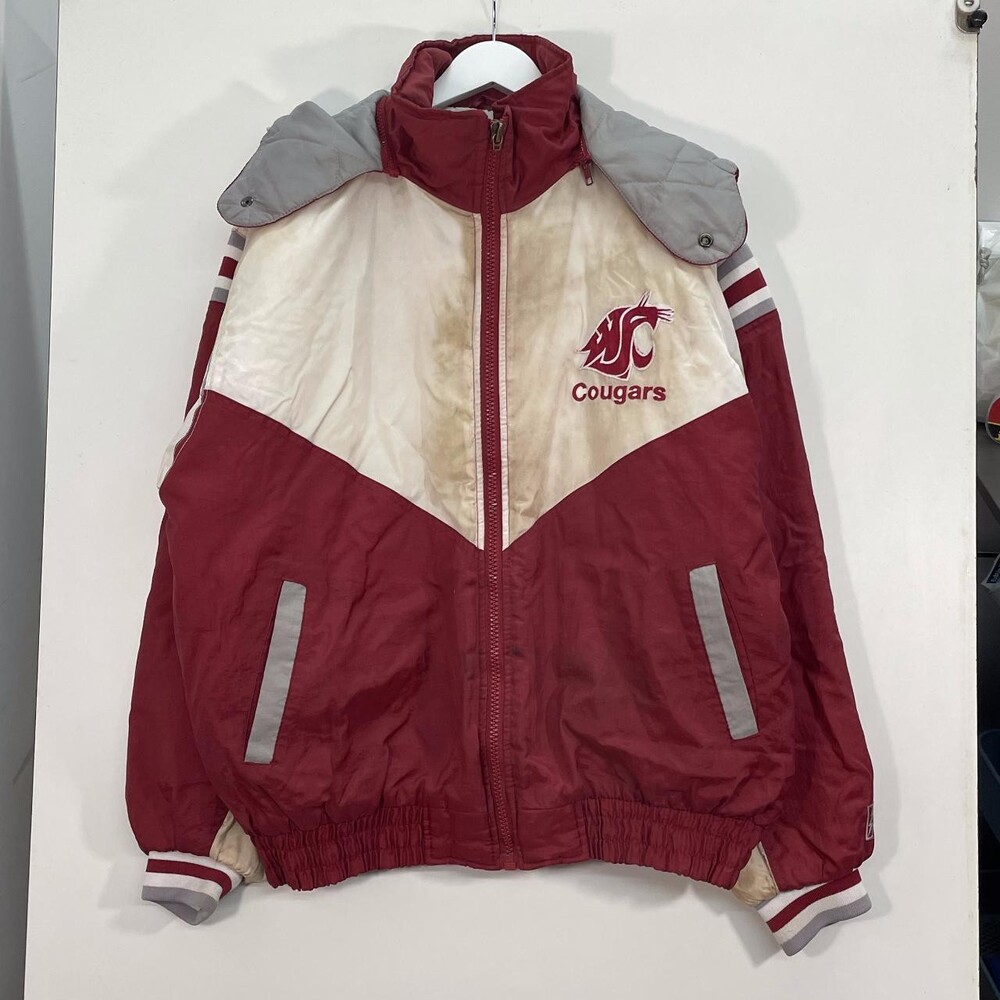 HEYDUDE Men's Red and Burgundy Jacket